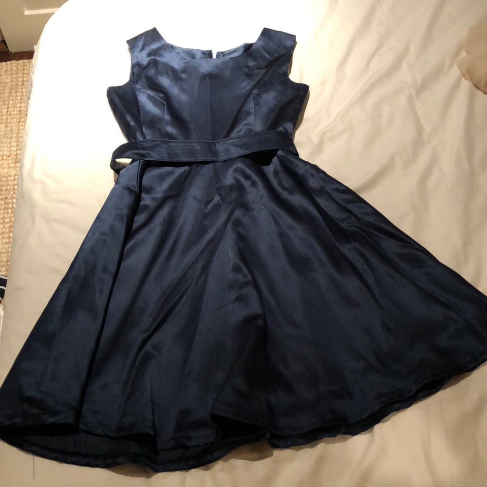 Silk Blue Dress